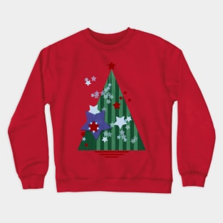 stars and stripes - christmas edition Crewneck Sweatshirt